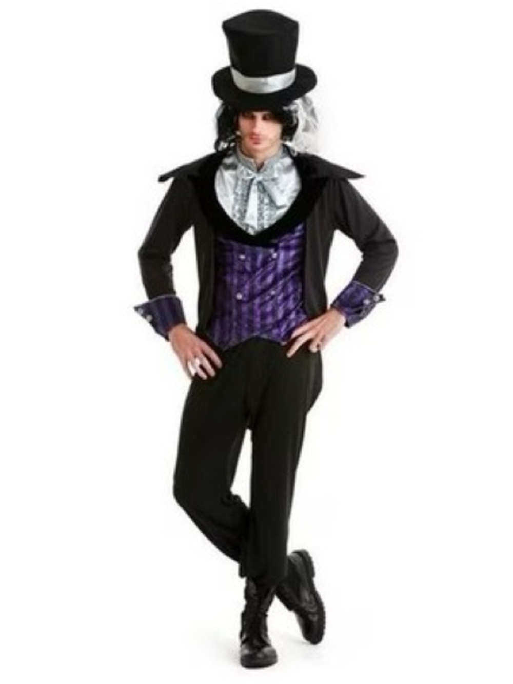 Hauntlook Dark Mad Hatter Halloween Costume NEW